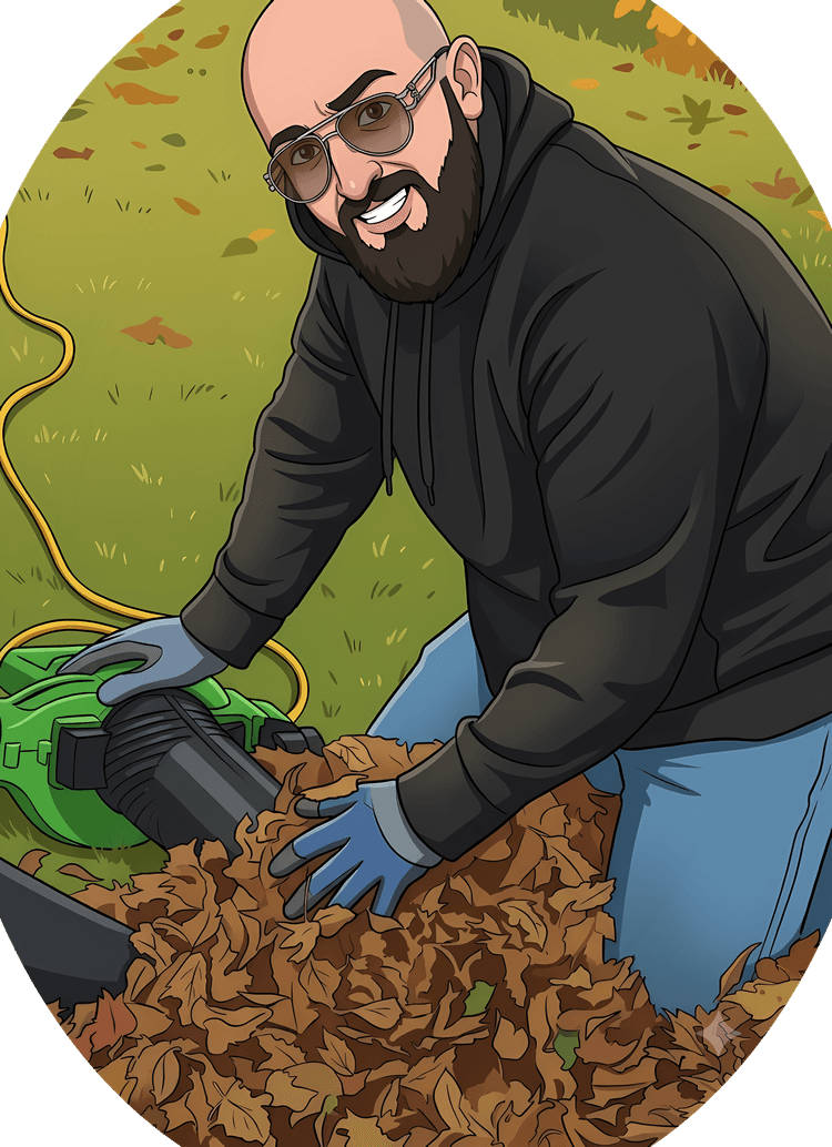 Leaf Season: Yard work, in the only weather that makes it bearable.